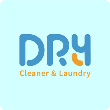 Modern geometric logo design for Clean and laundry services, designed by Weditt.com